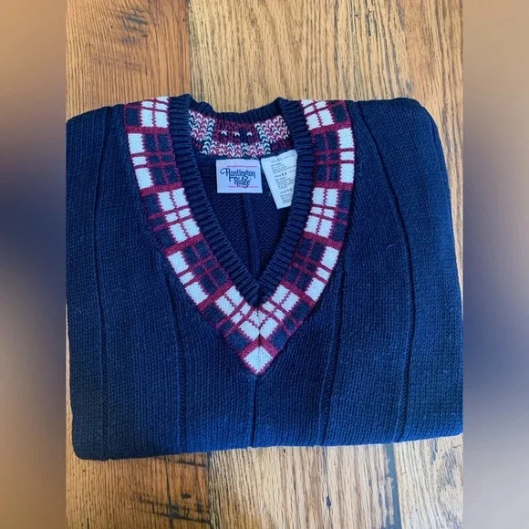 Huntington ridge sweater vest, vintage 90’s tennis sweater vest - Picture 8 of 8